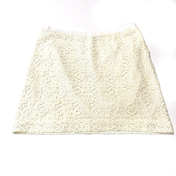 Fossil Dresses & Skirts - Fossil Cream Lace Skirt